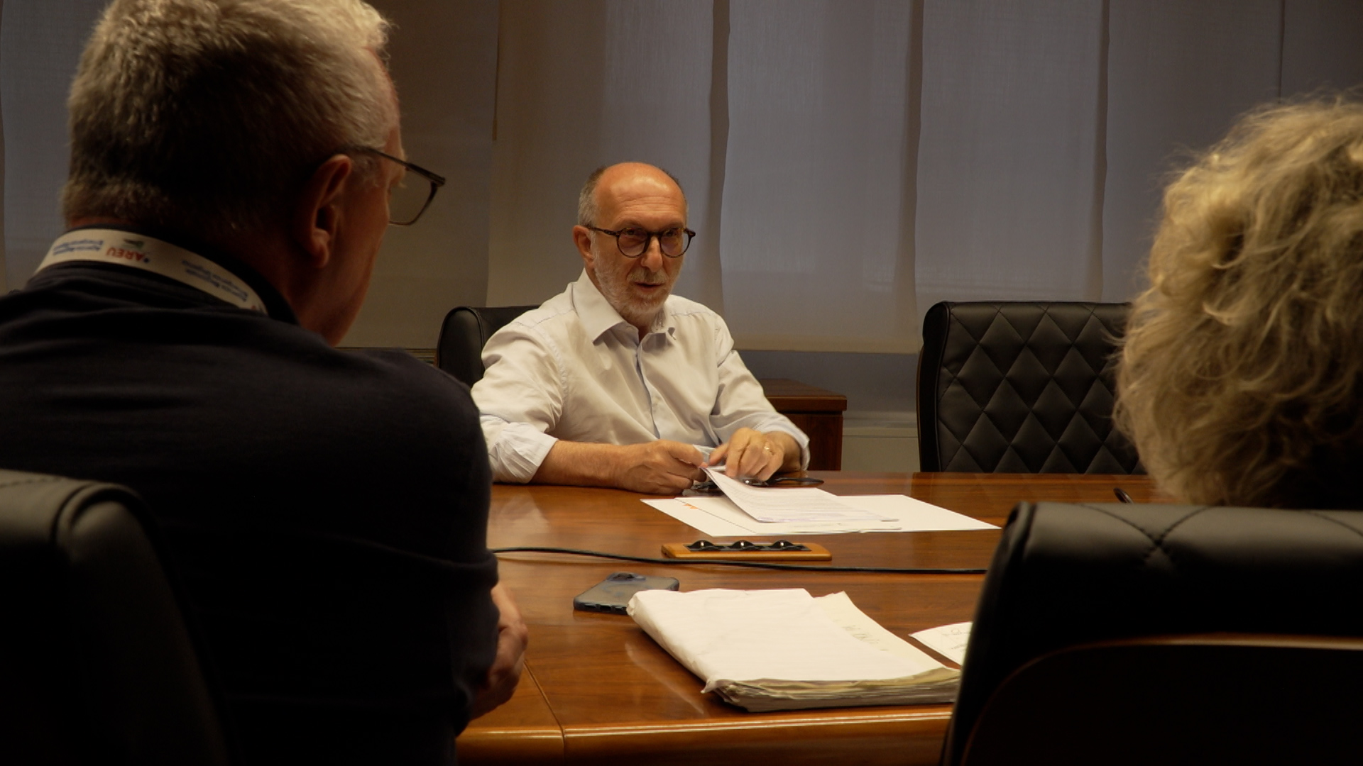 L'assessore regionale alla Salute Riccardo Riccardi - Infermieri FVG
