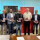Foto di gruppo alla presentazione della 92ma Fiera regionale dei vini di Buttrio