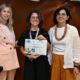 Barbara Alvino, al centro, ritira il premio per VDA Telkonet