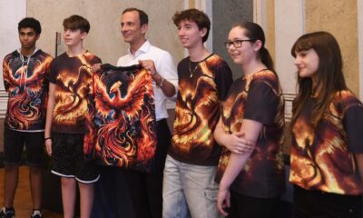 Il Governatore Fedriga con i Phoenix