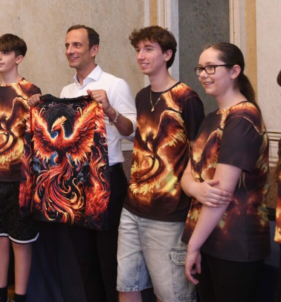 Il Governatore Fedriga con i Phoenix