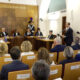 Il governatore del Friuli Venezia Giulia Massimiliano Fedriga durante l'intervento