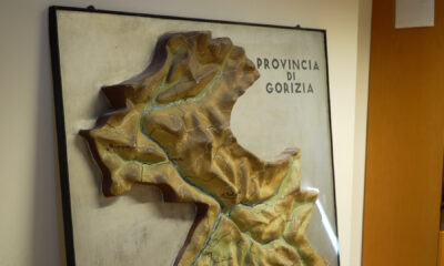 Il plastico storico della provincia di Gorizia databile attorno al 1927 donato all'Erpac