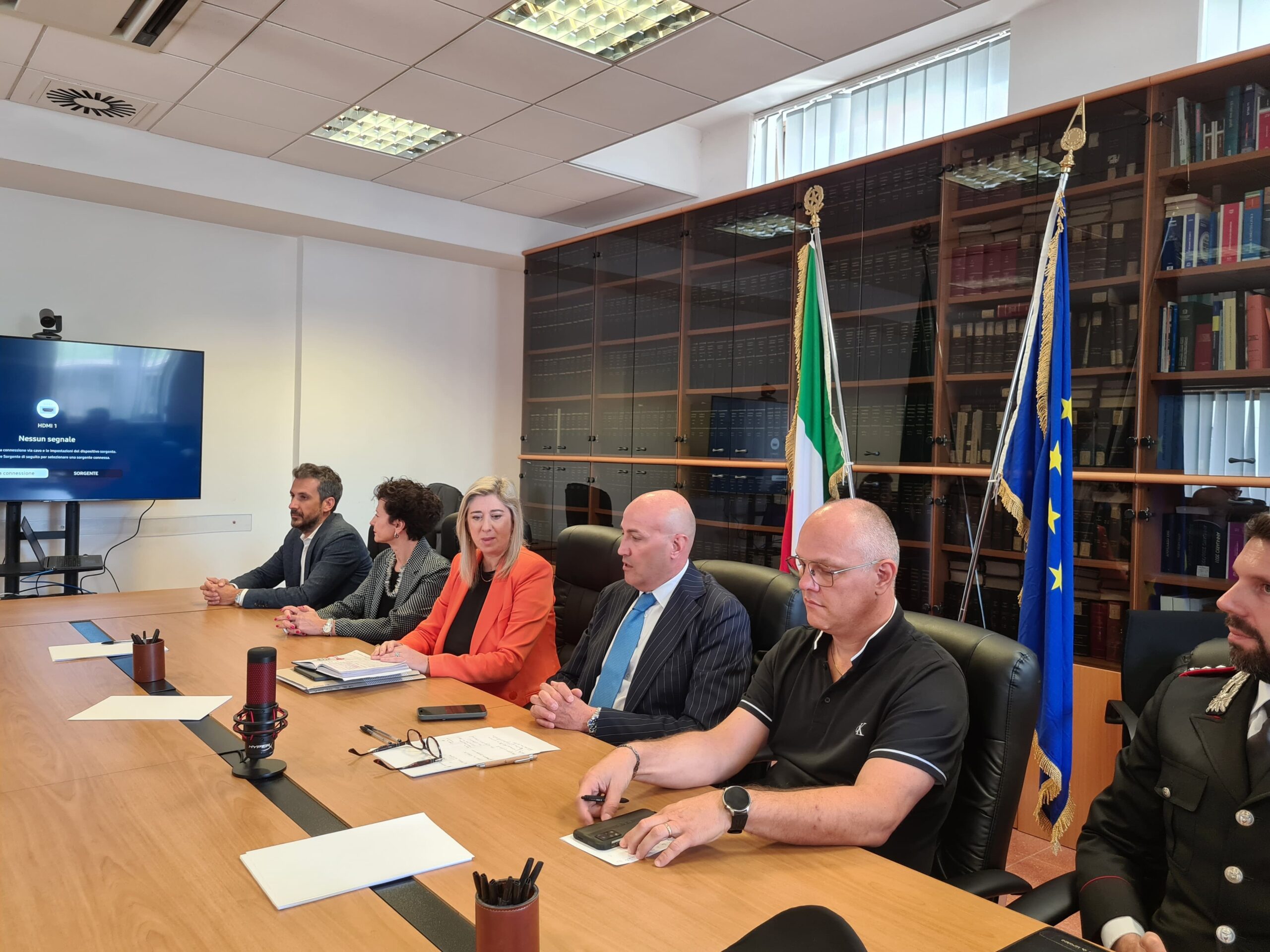 L'assessore Cristina Amirante al tavolo di confornto sulla viabilità in Prefettura a Pordenone