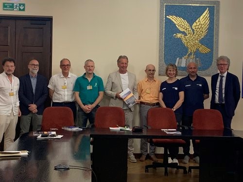 L'assessore Scoccimarro con i referenti del Gruppo di lavoro Clima Fvg