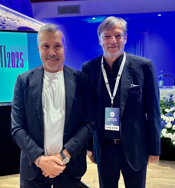 L'assessore regionale alle Attività produttive Sergio Emidio Bini con il rieletto presidente di Confocommercio Udine Giovanni Da Pozzo