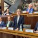 L’assessore regionale alle Finanze Barbara Zilli al termine dell’approvazione della legge di assestamento di bilancio