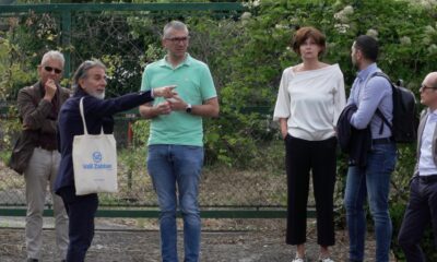 Sopralluogo all'ex caserma Rossetti di Trieste con gli assessori regionali Pierpaolo Roberti e Alessia Rosolen