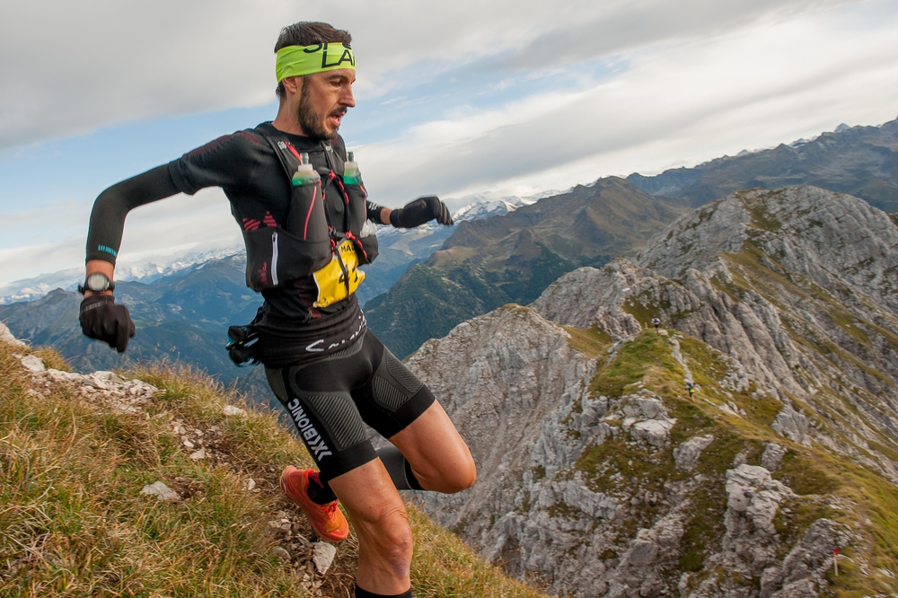 Gara di corsa in montagna