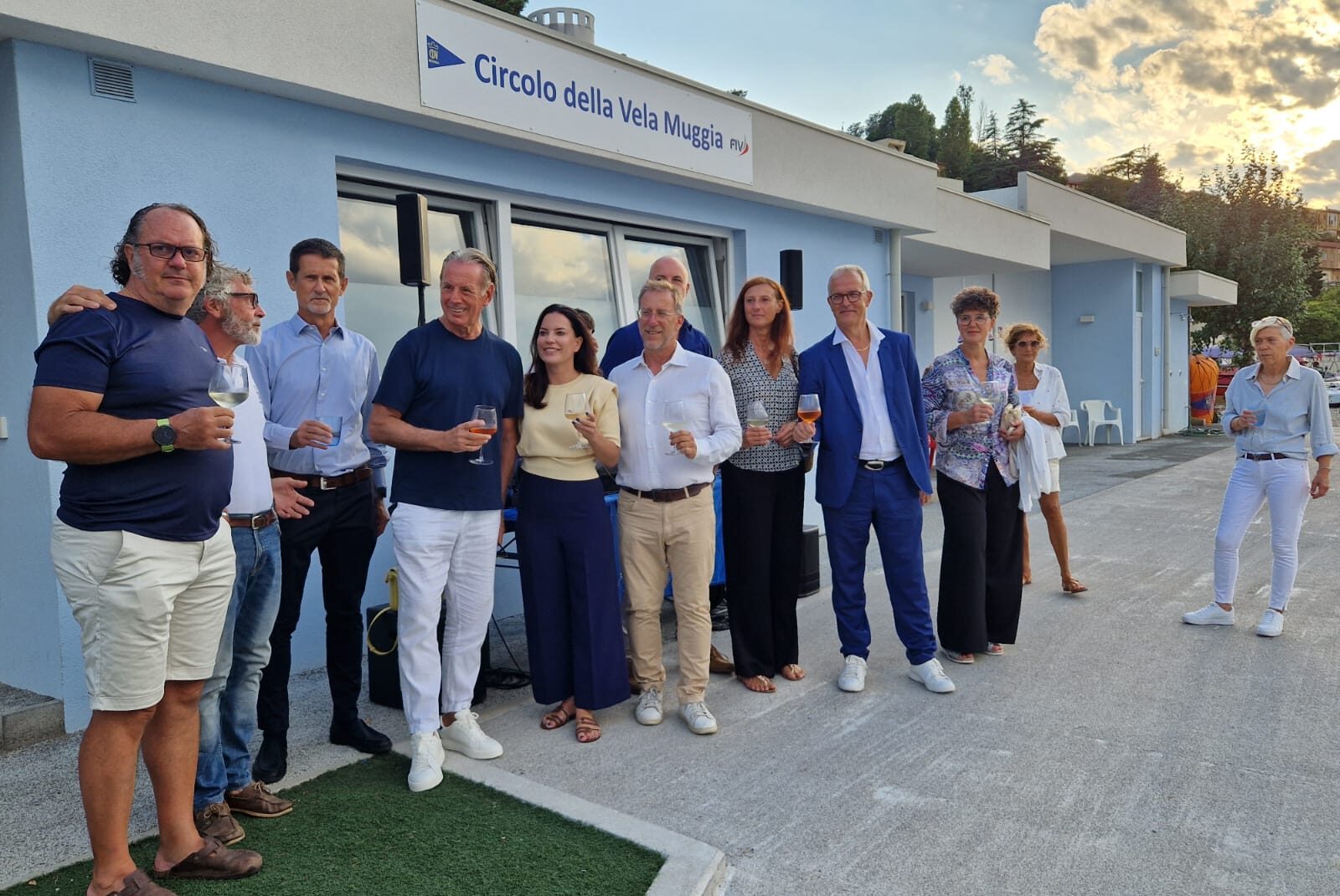 i festeggiamenti per gli 80 anni del Circolo della vela di Muggia