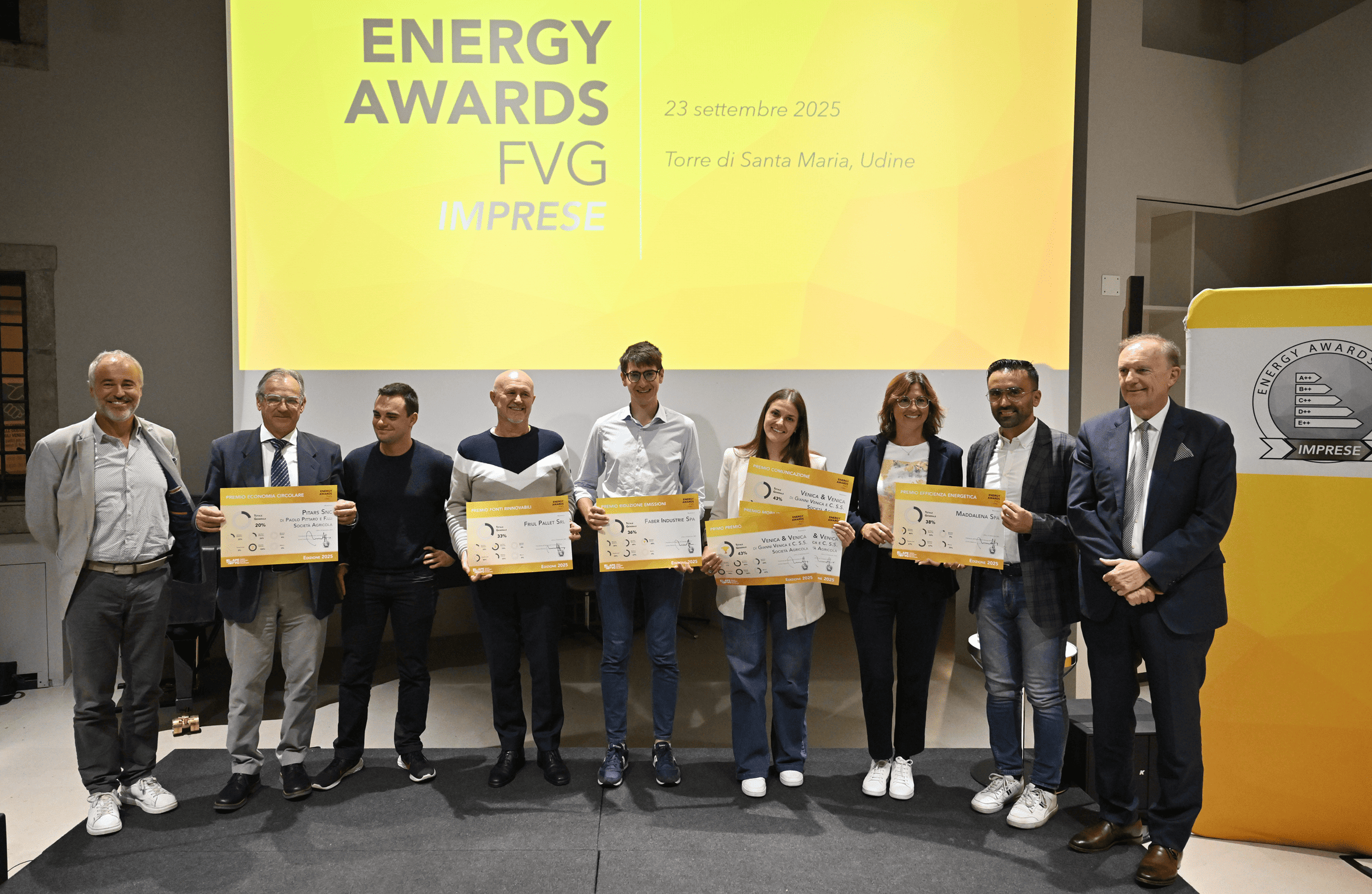 Vincitori Energy Awards FVG 2025