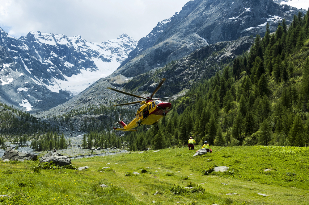 Elicottero del soccrso Alpino