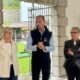 Il governatore del Friuli Venezia Giulia Massimiliano Fedriga, oggi, insieme all'assessore regionale alle Finanze Barbara Zilli, al Museo carnico delle arti popolari "Michele Gortani" di Tolmezzo