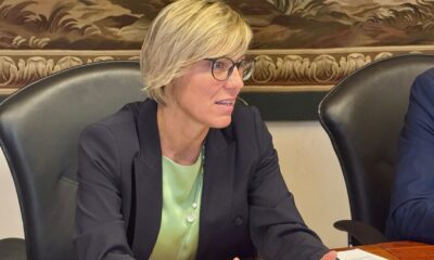 L'assessore Barbara Zilli nel corso della riunione di Giunta
