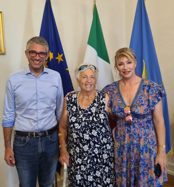 L'assessore Roberti con Nerina Filippi
