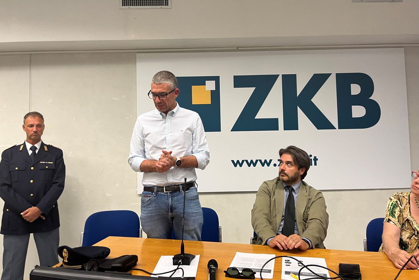 L'assessore Roberti nel corso del suo intervento