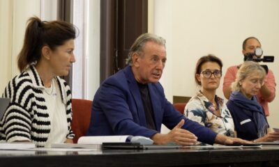 L'assessore Scoccimarro nel corso della presentazione