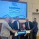 L’assessore Pierpaolo Roberti (al centro) insieme ai rappresentanti delle istituzioni friulane e slovene che organizzeranno Europeada 2028