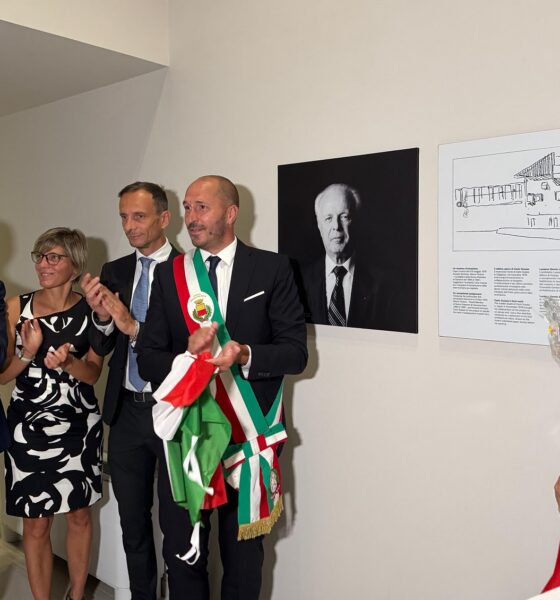 Una fase della cerimonia a Gemona