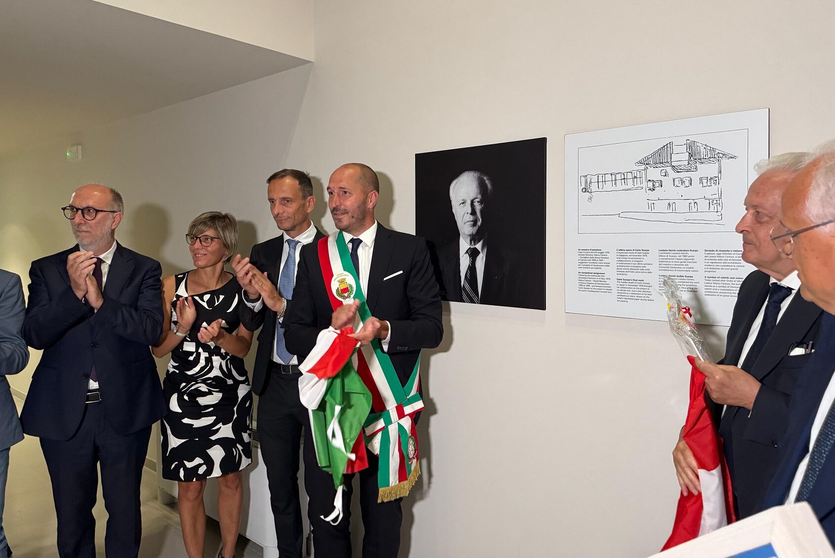 Una fase della cerimonia a Gemona