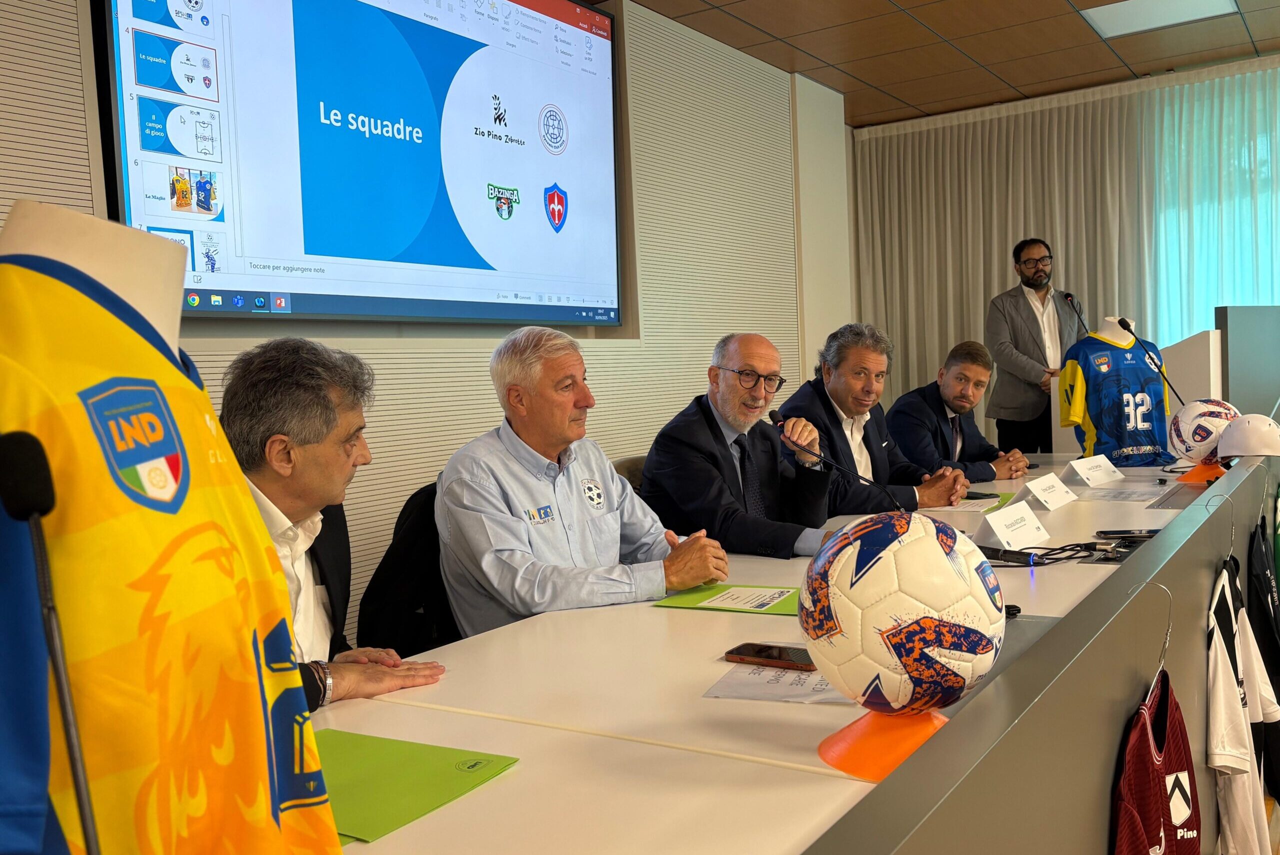 La presentazione del Campionato sperimentale di Futs All
