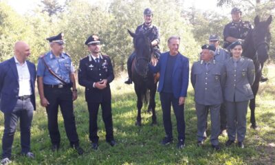 La presentazione della sperimentazione di vigilanza ambientale a cavallo sul Carso triestino