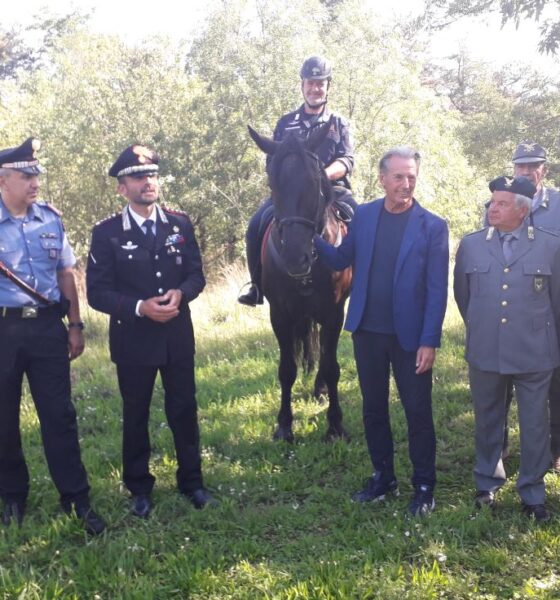 La presentazione della sperimentazione di vigilanza ambientale a cavallo sul Carso triestino