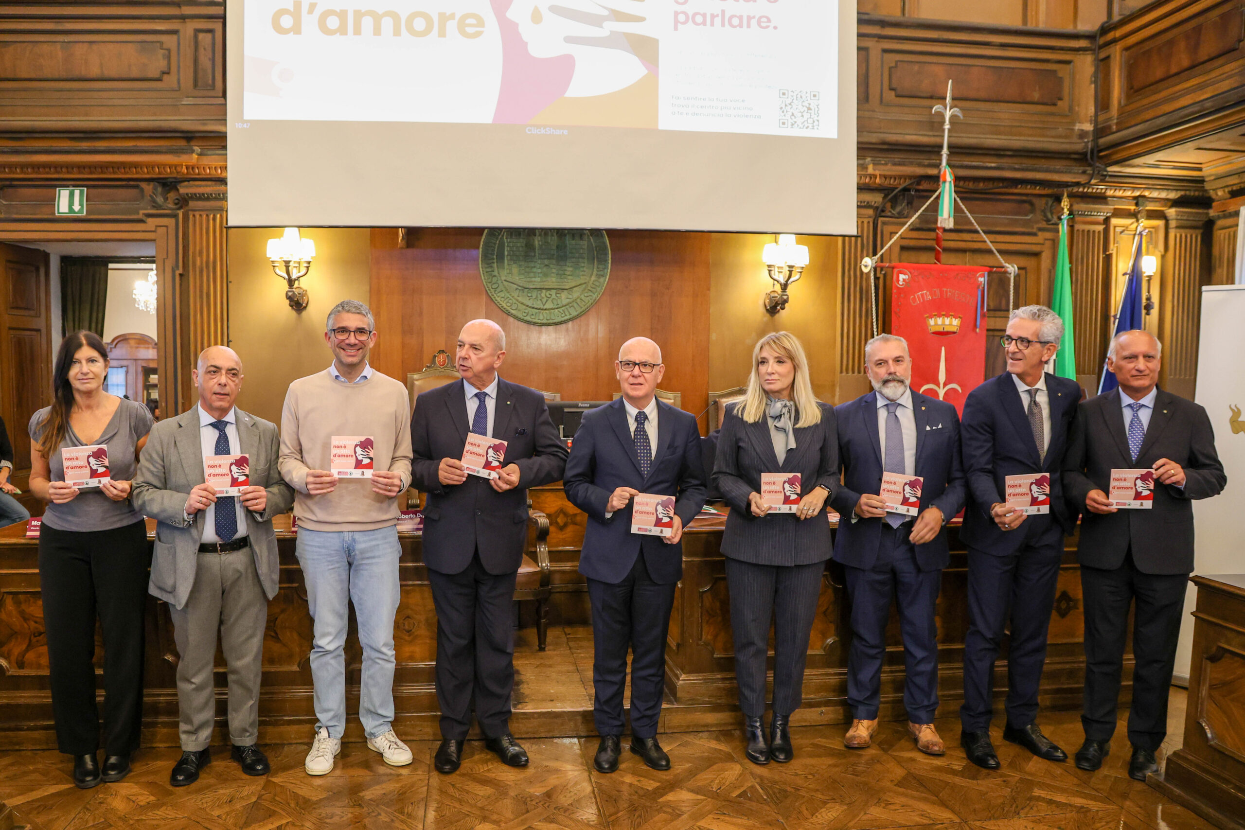Presentazione campagna contro la violenza sulle donne