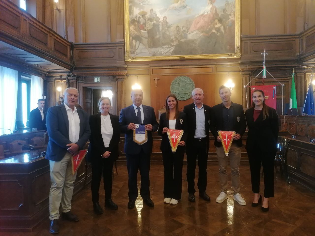 Premiazione Circolo Canottieri Saturnia
