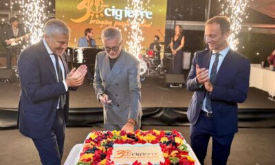 Un momento dei festeggiamenti per i 30 anni di Cigierre