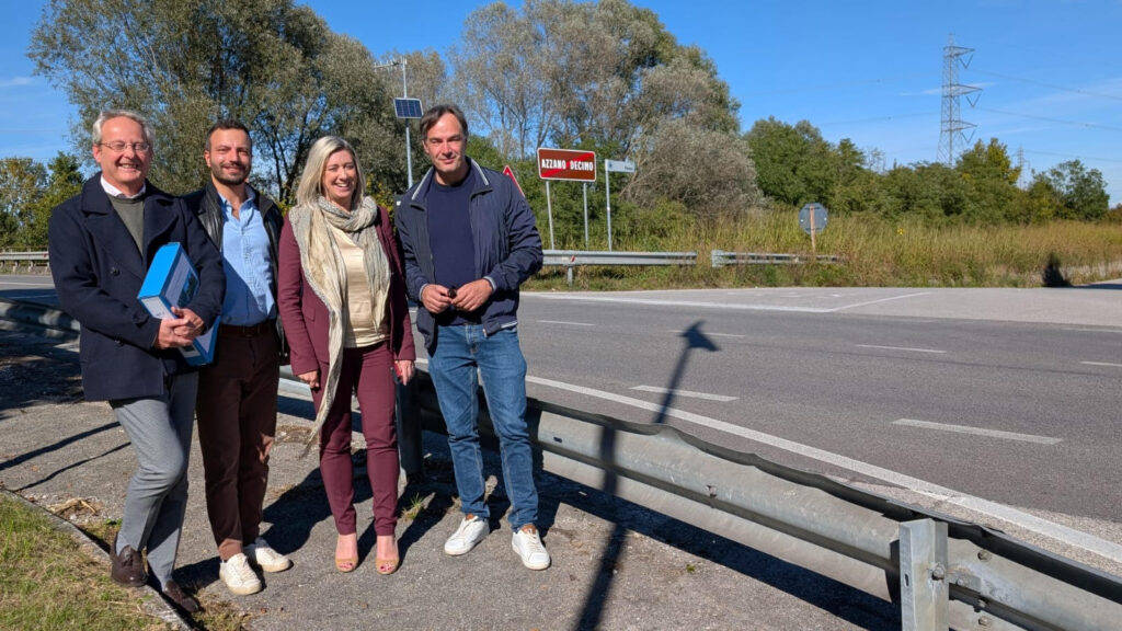 L'assessore Cristina Amirante durante il sopralluogo