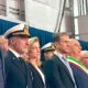 Al centro della foto, tra le altre autorità, il governatore Massimiliano Fedriga