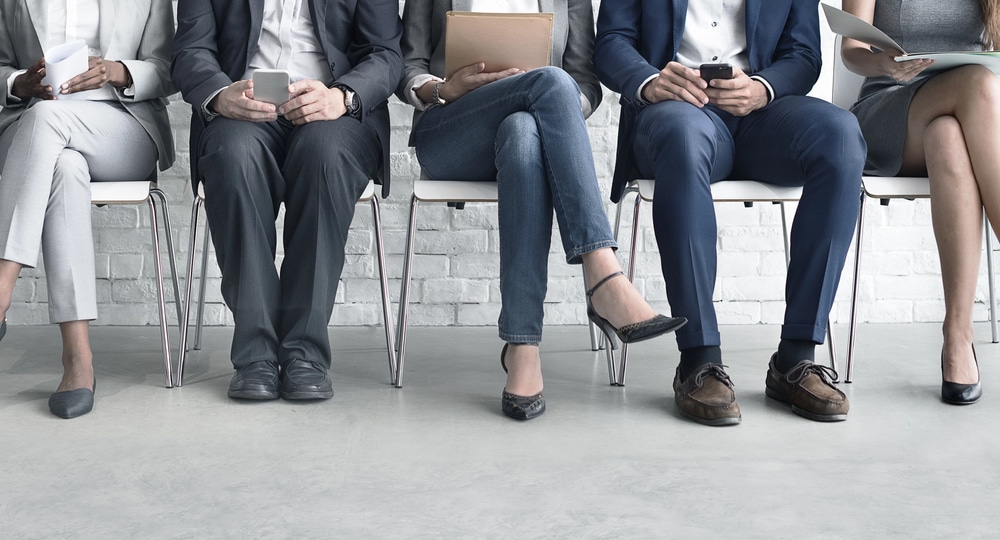 Persone in attesa di colloquio di lavoro