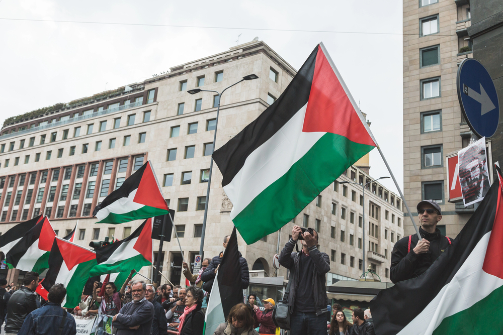 Manifestazione pro palestina