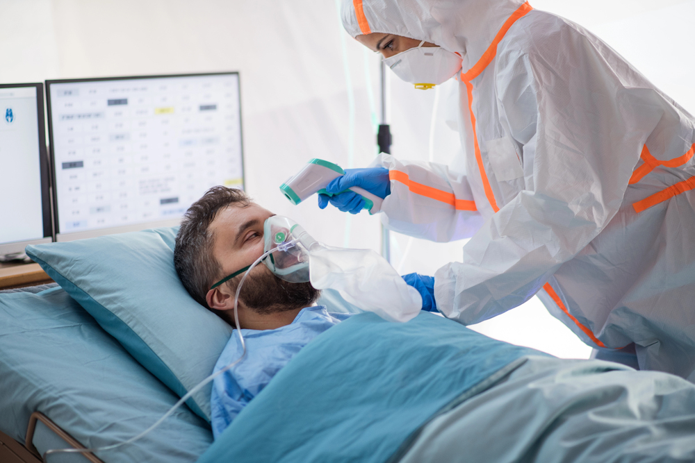 Uomo ricoverato in ospedale - Covid in FVG