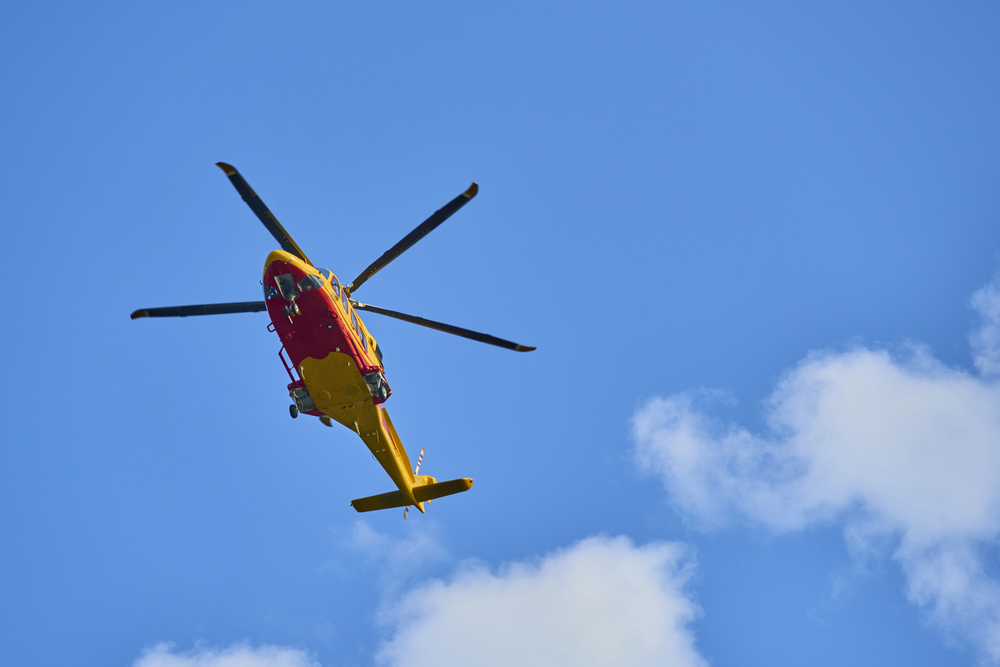 Elicottero di soccorso Vigili del fuoco
