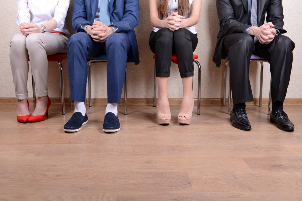 In attesa del colloquio di lavoro