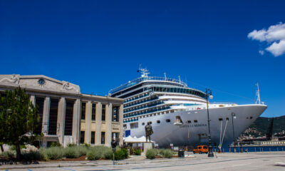 Nave da crociera a Trieste
