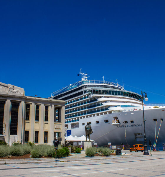 Nave da crociera a Trieste
