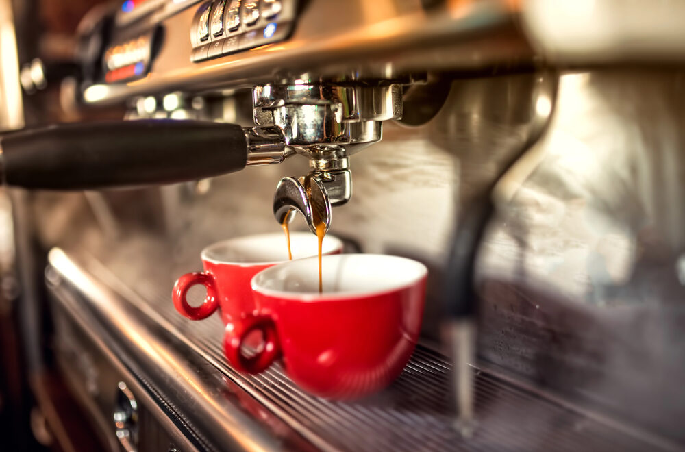 Macchina da caffè al bar