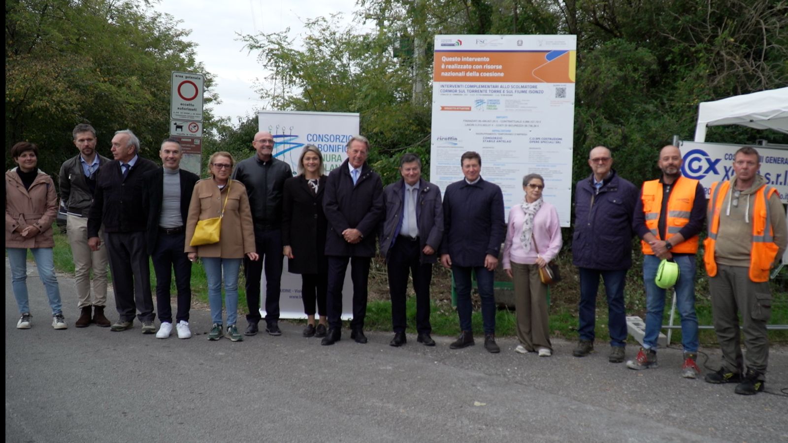 I rappresentanti dei soggetti coinvolti nell'intervento