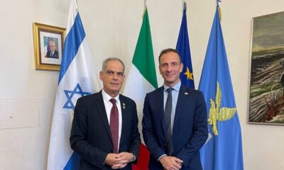 Il governatore Fedriga con l'ambasciatore israeliano Peled
