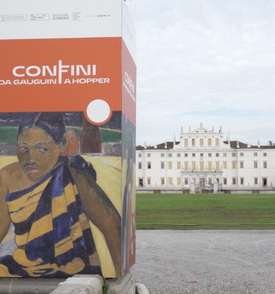 Il manifesto della mostra "Confini. Da Gauguin a Hopper", allestita a Villa Manin di Passariano