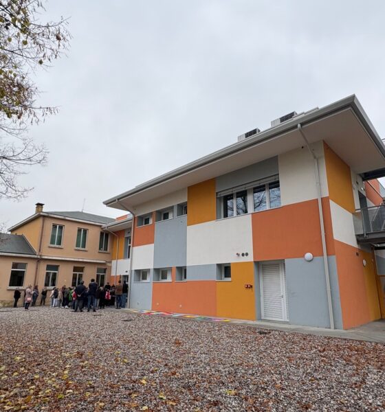 Il nuovo ampliamento della scuola primaria di Camino al Tagliamento