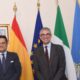 L'assessore Roberti (a destra) con l'ambasciatore della Spagna in Italia, Miguel Ángel Fernández-Palacios
