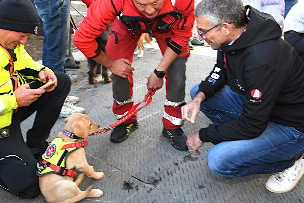 L'assessore Roberti alla benedizione degli animali