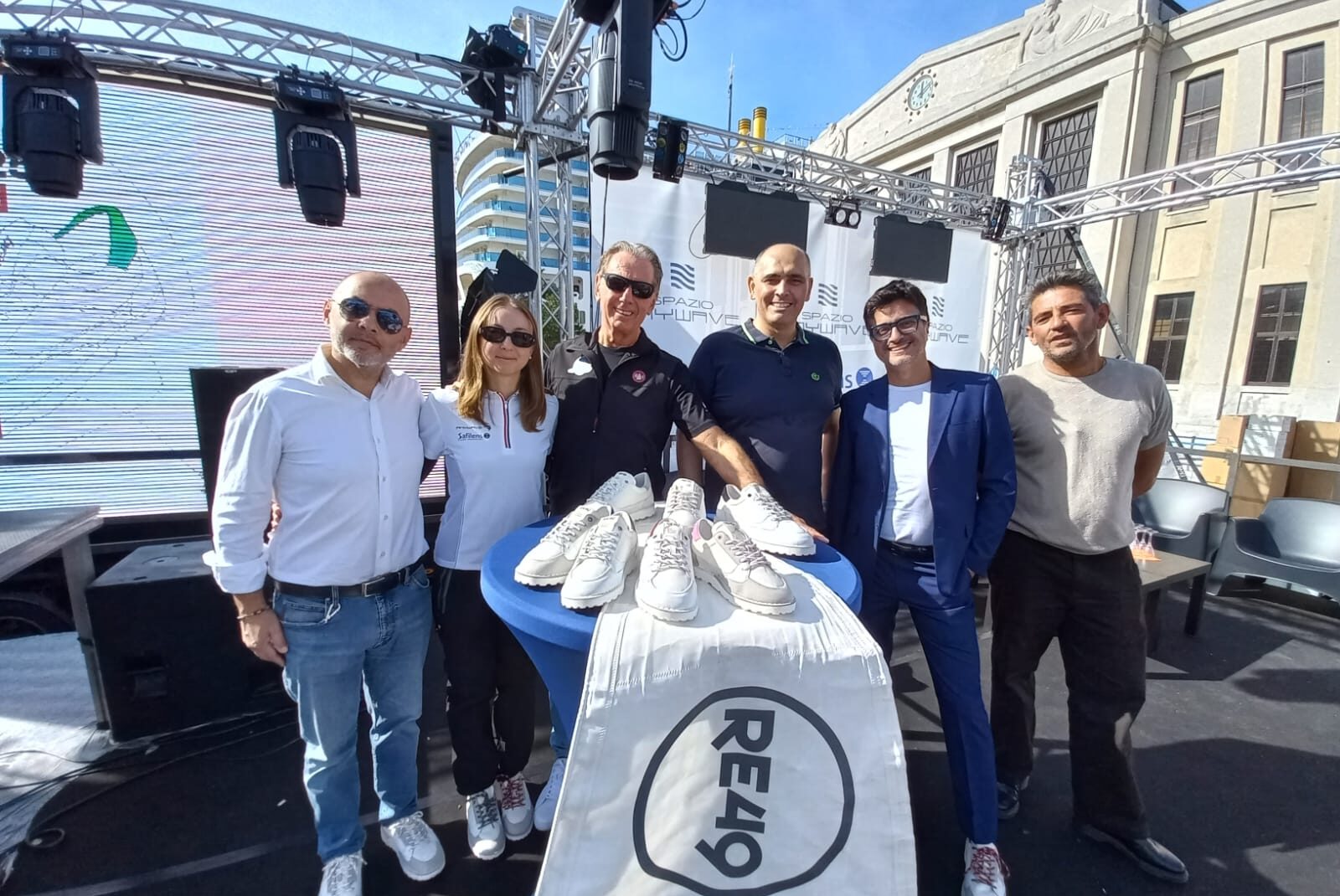 L'assessore regionale alla Difesa dell'Ambiente Fabio Scoccimarro alla presentazione di RE49 al Villaggio Barcolana