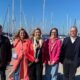 L'assessore regionale alle Infrastrutture e Territorio Cristina Amirante alla consegna del cantiere del porticciolo di Barcola a Trieste