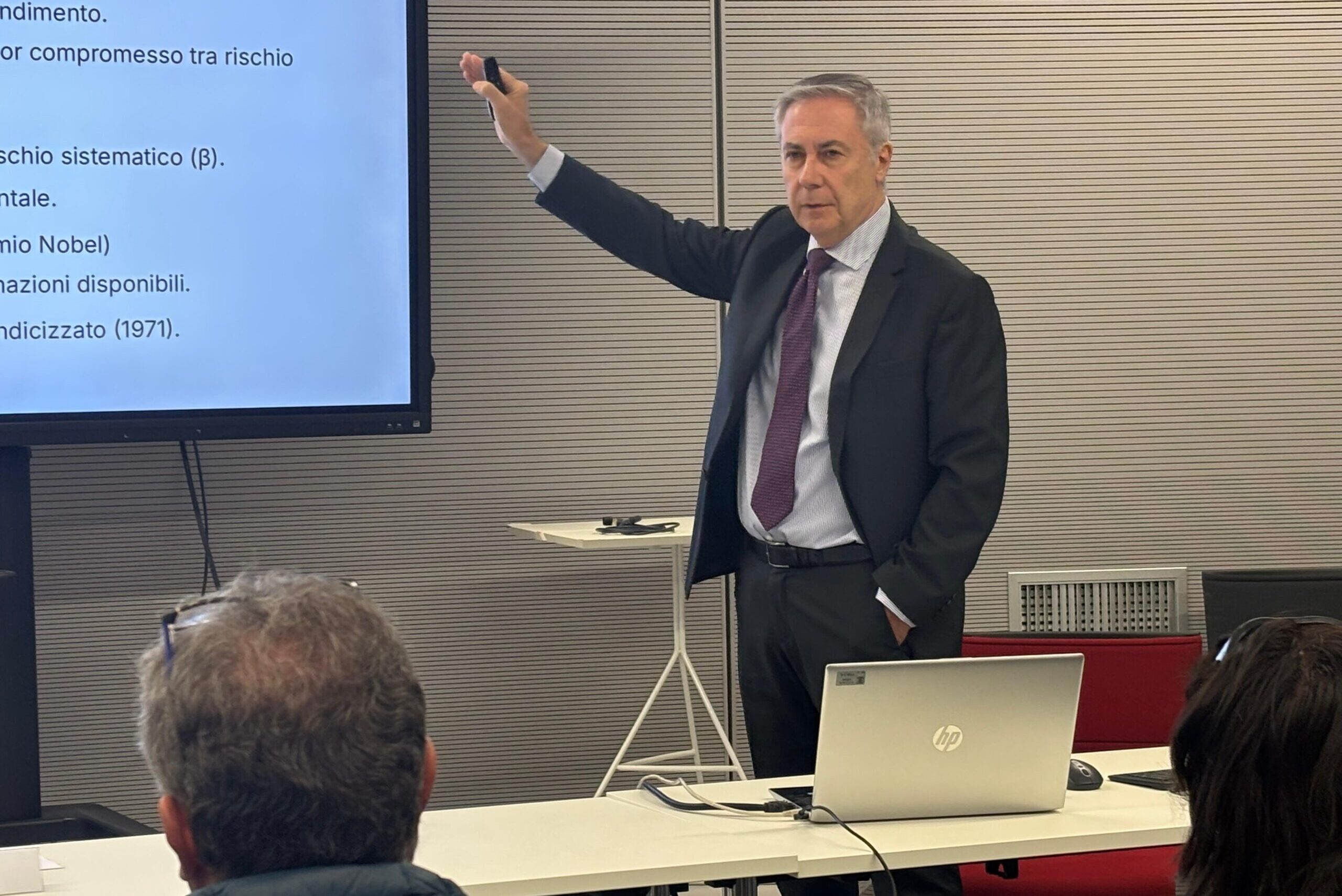 Marco Martella durante il seminario