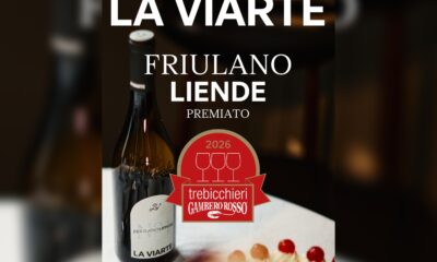 Tre Bicchieri 2026 al Friulano Liende 2023 di La Viarte